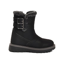 Cool Siyah İçi Polarlı Kaymaz Kız Çocuk Bot Buckle F Siyah
