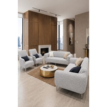 Bohem Kumaş 3 3 1 1 Lastikli Kanepe Örtüsü Lastikli Koltuk Örtüsü Koltuk Kılıfı Takımı Esnek Yıkanabilir Taş Gri - 872635519 Taş Gri