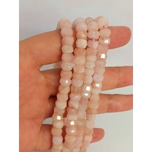 Bileklik Boy Morganit Taşı Rondela Faset Kesim 5 7mm Yarım Dizi 45834 18cm Uzunluğundadır Çok Renkli
