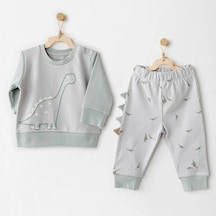 Andywawa Ac26005 Mummy S Snuggle Saurus 2 Li Bebek Takım Yeşil Yeşil