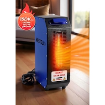 Nestello Elektrikli Isıtıcı 3400w, 3 Kademeli Ayar, Sessiz Fanlı Isıtıcı
