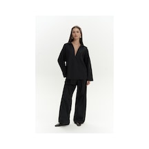 Mai Collection Mai Studios Co. Blenham Siyah Gömlek Pantolon Takım Siyah