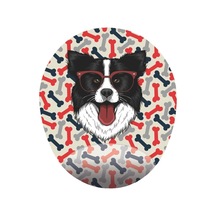 Gözlüklü Collie Köpek - Bilek Destekli Köpekli Mouse Pad 20x23 Cm Mousepad