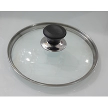 Cam Kapak Tencere Kapağı 24 CM