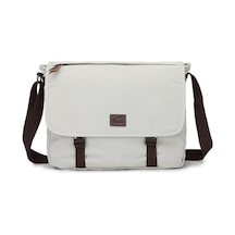 Smart Bags C-active Askılı Postacı Tipi Dosya Çantası Kanvas Kumaş C Active 1317 Koyu Gri