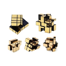 3x3x3 Mirror Zeka Küpü Sihirli Zeka Küpü Gold Edition