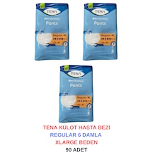 Tena Külot Hasta Bezi Regular 6 Damla Xlarge Beden - 90 XL