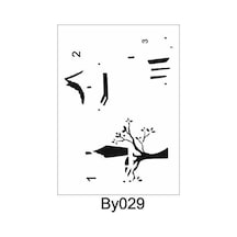 Boyutlu Desen Stencil Şablon 21X30 By-029