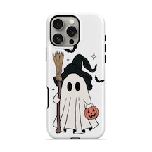 Velvoria Valestra Little Witch Ghost Apple Apple iPhone Uyumlu 16 Pro Max Magsafe Koruma Kılıfı Valestra Magline - Little Witch Ghost