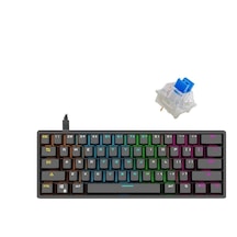 Valkyrie Leaven K620 RGB 61 Key Mavi Tuş Mekanik Oyun Klavyesi