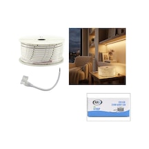 100mt 3000k - Gün Işık Dış Mekan Şerit Led 220v 120led 348983 5671 Çok Renkli Çok Renkli