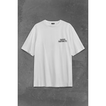 Amon Amarth Skull Logo Kuru Kafa Sırt Ön Baskılı Oversize Tişört Unisex T-shirt 001