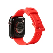Effox Watch 44mm Krd-23 Uyumlu Kordon-kırmızı