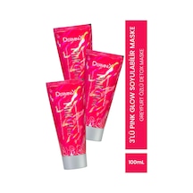 3'lü Pink Glow Greyfurt Özlü Detoks Etkili Soyulabilir Maske