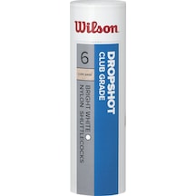 Wilson Badminton Topu Dropshot 6'lı Beyaz  Wrt6046wh