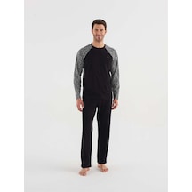 Mod Collection 3747 Erkek Yuvarlak Yaka Pijama Takım 001