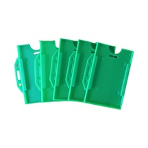 Yeşil Yaka Kartı Plastik 5 Li Kılıf