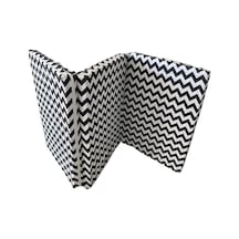 Viphomeconceptltd Tek Kişilik Katlanır Yer Yatağı Sünger Yatak Zikzak 80X180 Cm