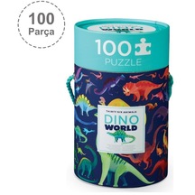 Crocodile Creek Puzzle - 100 Parça - Dinozor Dünyası