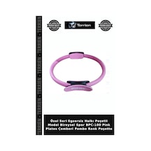 Özel Seri Egzersiz Halkı Poşetli Model Bireysel Spor Bpc-100 Pink Plates Çemberi Pembe Renk Poşette