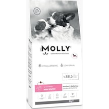 Molly Tavuklu ve Yaban Mersinli Mini Starter Yavru Köpek Maması 2 KG