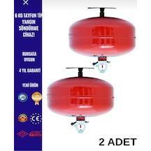 6 Kg 2 Adet Tayfun Söndürme Sistemi Dört Yıl Garantili