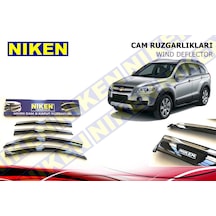 Chevrolet Captiva 2007 Sonrası Niken Kromlu Cam Rüzgarlığı 4Lü N11.21613