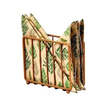 Edora Home 4'lü Rose Servis Sunum Seti, Peçetelik, Kağıt Havluluk, Nihale, Ekmeklik - Metal Paslanmaz