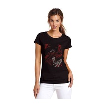 Anime One Punch Man Baskılı Siyah Kadın Tshirt (534297119)