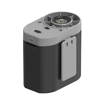 Df-92 Çok Fonksiyonlu Bele Takılan Mini Fan Gri Diğer