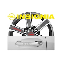 Opel Insignia Kapı Kolu Sticker Yapıştırma 8Adet