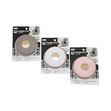 Pablıto Home Pbt-087 Mini Makyaj Aynası 3"- 9x9cm Çanta Yuvarlak Renkli Pls Bronz Kapak Kenarı-göbek - 24'li Paket Diğer