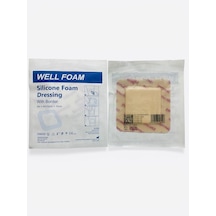 Silikon Köpük Yara Örtüsü 10x10 Cm Steril Kendinden Yapışkanlı