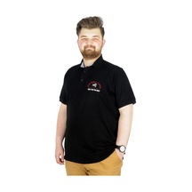 Mode Xl Büyük Beden T-Shirt Polo New World 22339 Siyah 001