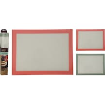 Excellentt Houseware Silikon Pişirme Matı - Asorti - 40x30 Cm Renkli