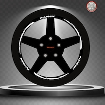 Nmax Rekleftif Beyaz 3 Parçalı Jant Şeridi