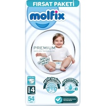 Molfix Premium Bebek Bezi Fırsat Paketi 4 Beden 7-14 Kg 54 Adet 4 Numara