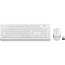 A4Tech FG1010 USB Kablosuz Q Klavye Mouse Set Beyaz