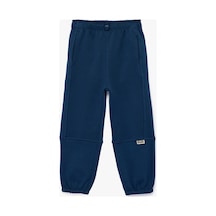 Koton Erkek Bebek Şardonlu Pamuklu Beli Lastikli Oversize Jogger Eşofman Altı Lacivert