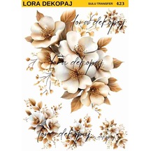 Lora Dekopaj Sulu Transfer Kağıdı - 423 25x35 Cm
