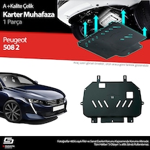 S-dizayn Peugeot 508 Çelik Karter Muhafaza Koruma 2019 Üzeri A+ Kalite