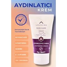 Aydınlatıcı Krem Uva / Uvb Karşıtı Ton Eşitleyici E & A Vitamini Glycolic Asit 50ml