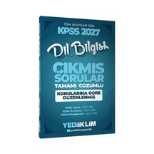 2027 Yediiklim 2027 Kpss Dil Bilgisi Çıkmış Sorular Konularına Göre