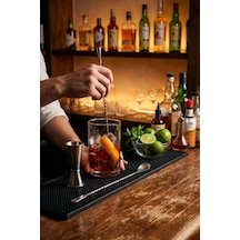 Mate - Bar Matı Silikon Kaydırmaz Bartender Servis Matı 15 X 29,5 Cm