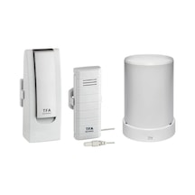 Tfa Dostmann Weatherhub Başlangıç Seti, Sıcaklık Vericisi Ve Radyo Yağmur Ölçeri İle, Smarthome, Havuzlar, Göletler, Soğutma Cihazları İçin İdeal, Kurulumu Kolay, U305 X G245 X Y245 Mm