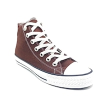 Unisex Günlük Keten Rahat Bilekli Kahve Uzun Convers Sneaker Spor Ayakkabı Kahverengi