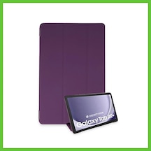 Bezos Samsung Galaxy Uyumlu Tab A9 Plus Kılıf Tablet Smart Kılıf - Mor Dmc