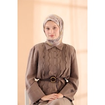 Silk Home Soft Eşarp 73095-04 Sütlü Kahve, Kahverengi, Hardal