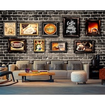 Coffee - Kafe İçin 3 Boyutlu Özel Tasarım Duvar Kağıdı (397456585)