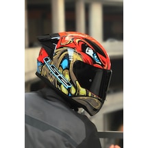 Rapıd 2 Race Spox Kırmızı -gri Kask Kırmızı